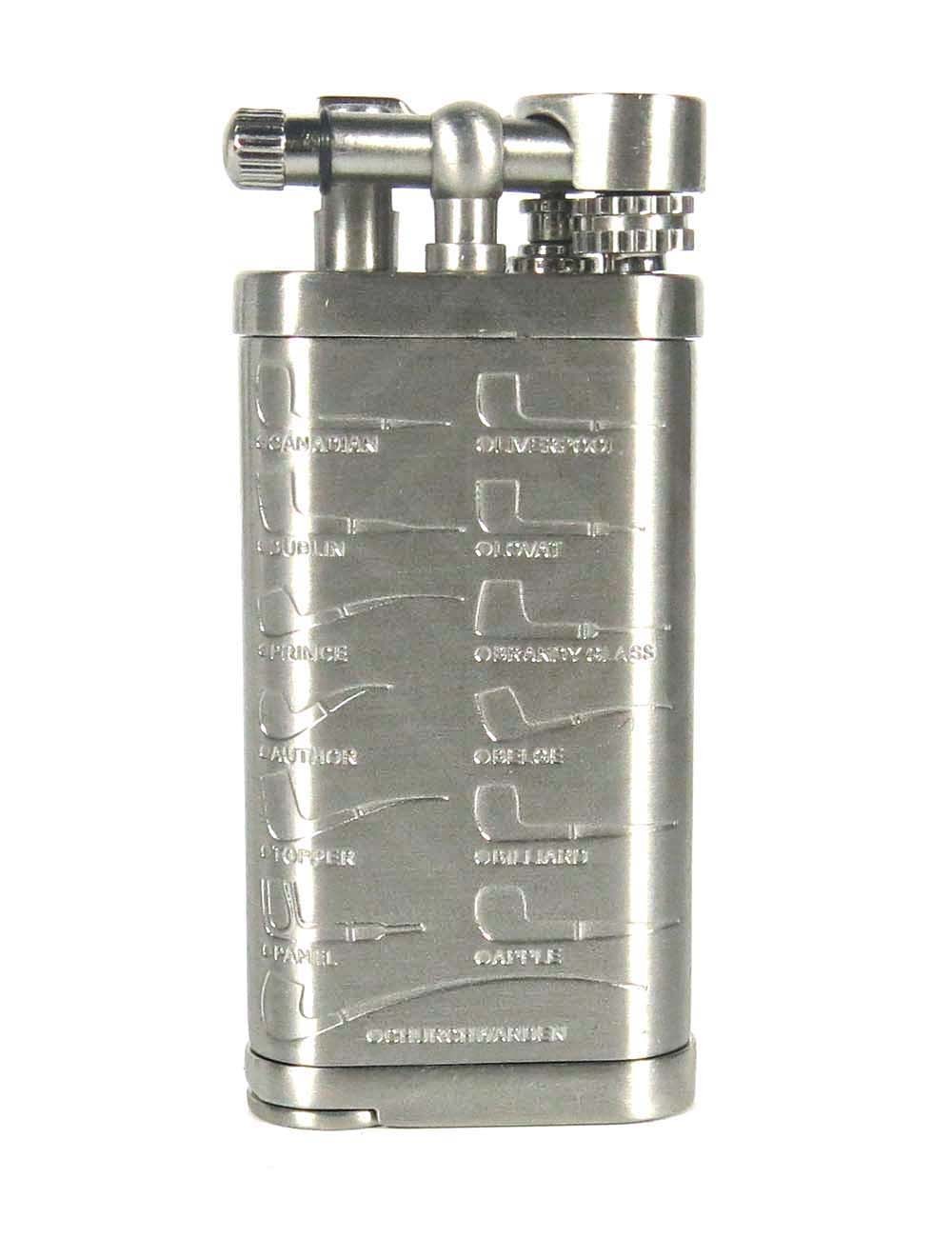 Зажигалка Flint pipe lighter PASSATORE "Leonard" nickel satin antique